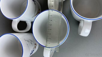 6x Hrnek s husou, porcelán Moritz Zdelauer - 5