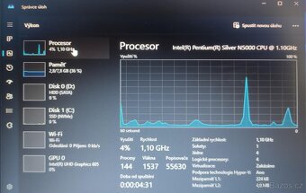 14" 4j.4vl. NVME128GB HDD500GB DDR4 8GB bat.81% adaptér W11 - 5