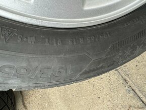 ALU originál OPEL 5x110, 15" s PNEU M+S 195/65 R15 - 5