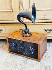 Starožitné rádio Telefunken Marconi II. včetně reproduktoru - 5