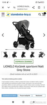 Sportovní kočárek Lionelo Natt - 5