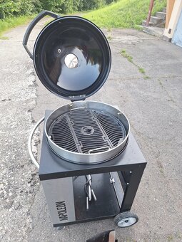 Zahradní grill Napoleon na dřevěné uhlí, dřevo. TOP stav - 5