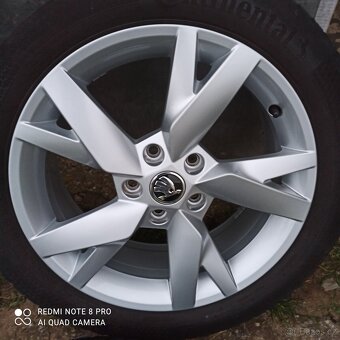 Orig.alu disky ŠKODA OCTAVIA 4 17" - 5
