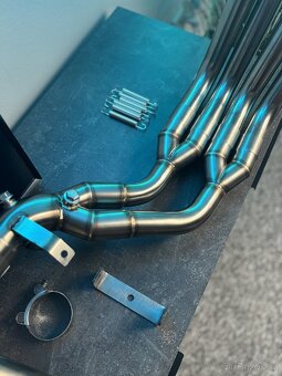 Kompletní výfukový svod s přípravou na 2 lambdasondy Honda - 5