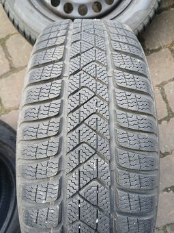 Plechová kola,sada,5x112,ET48,PIRELLI,205/60 R16,2x8,5/2x7mm - 5