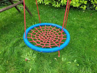 Zahradní detská skluzavka / houpačka - 5