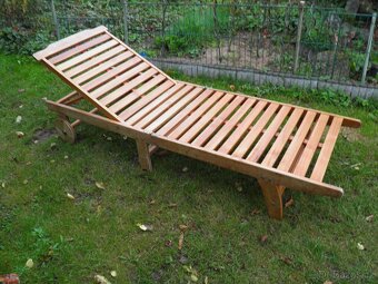 DŘEVĚNÉ SKLÁDACÍ LEHÁTKO - 5