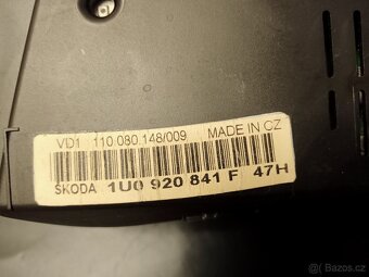 Budíky Octavia 1 Maxidot 1U0920841F - 5