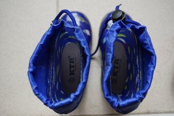 Chlapecké holínky modré, zn. KTR, vel. 23 - 5