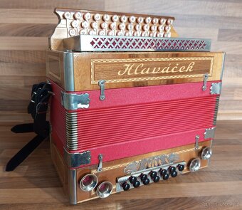 Heligonka (harmonika,akordeon) Hlaváček, jak NOVÁ - 5