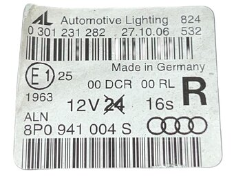 Pravý xenon světlo 8P0941004S Audi A3 8P r.v. 2007 - 5