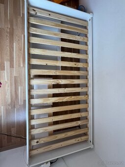 Postel 90x200 masiv-bílý lak - 5