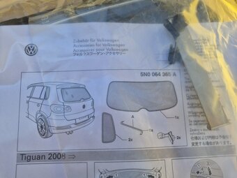sluneční clony VW Tiguan od 2008 5N0064365A - 5