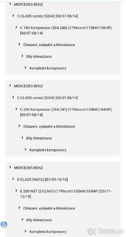 Nový kompresor klima MB,W204 - 5