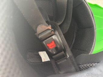 Dětská helma na motorku Mejia Cross světle zelená lesklá S - 5