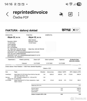 Prodám Apple Watch S 10 GPS 42 Rose gold + záruka All risk - 5