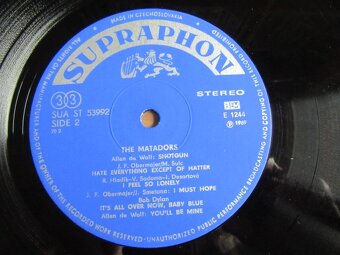 LP Matadors - 1968 Artia - 5
