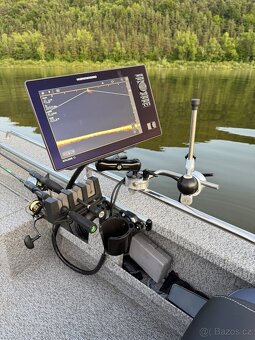 Držák echolotu - sondy, sonar, člun, loď, LiveSonar Holder - 5