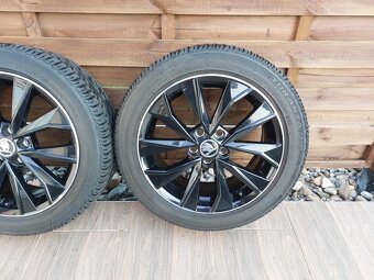 16" alu kola Škoda - FABIA III, RAPID + pneu 215/45 R 16 - 5