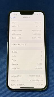 iPhone 13 Pro 256GB Sierra Blue, krásný stav - 5