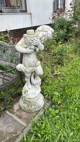 Sochy a květináče, japonská lampa z mrazuvzdorné drti - 5