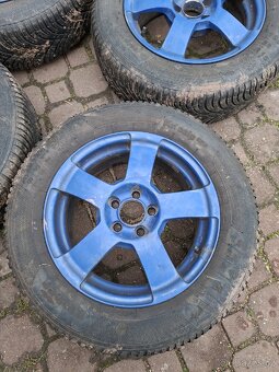 Alu 6,5jx15 se zimními pneu 195/65 R15 - 5