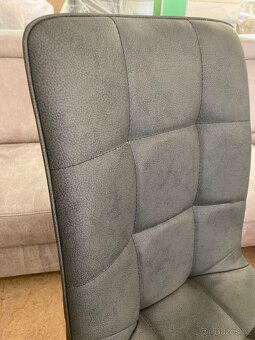 Jídelní kožené židle 5 Ks Nové - 5