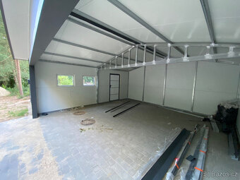 Garáž ze sendvičových panelů 6x6 - 5