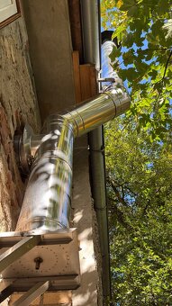 Krbová kamna Plamen Tara litinová 6kw plus komín - 5