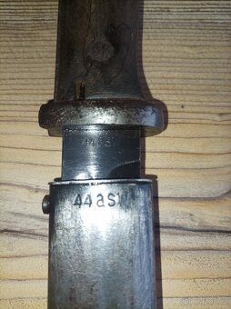 Bodák Mauser K98 sčíslovaný, dřevěné střenky - 5