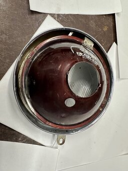 ORIG: nové prední svetlo JAWA 250 350 pan, ČZ 175, uloženka - 5