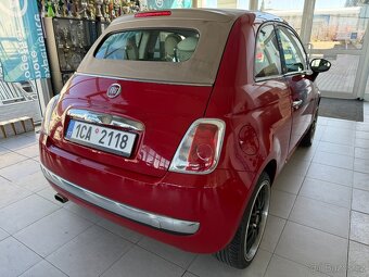 Fiat 500C, 1.2 4V 69k Cabrio REZERVACE - 5