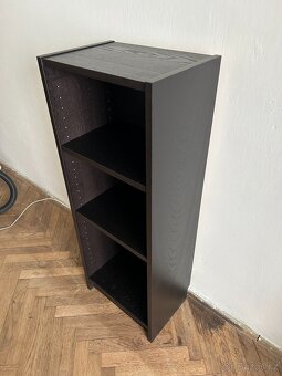 BILLY Knihovna, černá vzor dub, 40x28x106 cm - 5