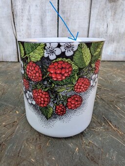 Retro porcelánové hrnky Chodziez, Polsko. - 5