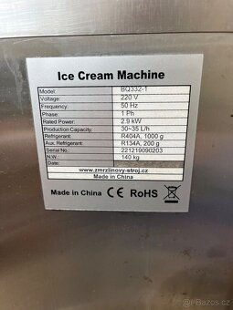 Zmrzlinový stroj BQ332 - 5