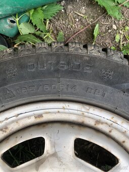 Predám zimné pneumatiky 4ks+disky - 5