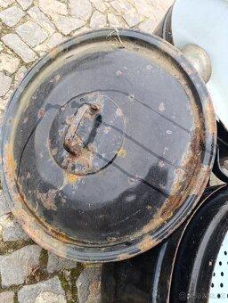 Hrnec smaltový starý - 5