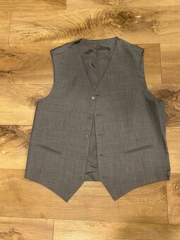 PÁNSKÝ SPOLEČENSKÝ ŠEDÝ OBLEK vel. 50 - 5
