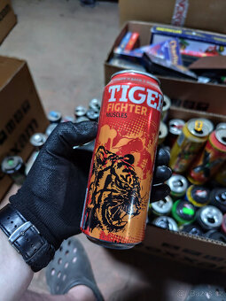 Plechovky od Energy Drinků Tiger 1 - 5