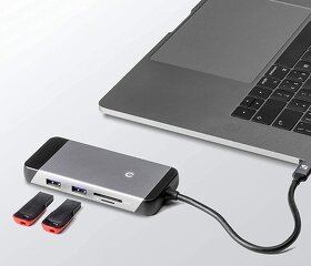 USB-C Hub s RJ45 Ethernet iVANKY 7-v-1 - 5
