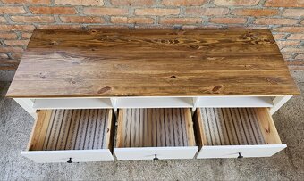 TV stolek Ikea Hemnes bílý - 5