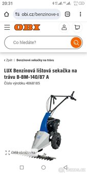 Lišta na sekačku Lux na ND - 5