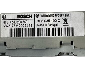 Original rádio VW 3C8035190C VW Passat B7 r.v. 2013 - 5