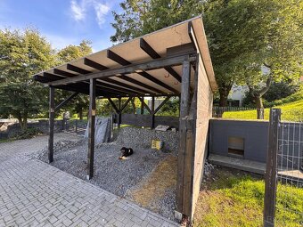 Pergola s kůlnou / bez dveří / - 5