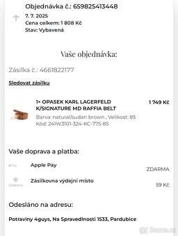 Dámský pásek Karl Lagerfeld - 5