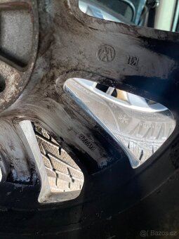 Alu kola 16” 5x112 VW a zimní pneu 205/55/R16 - 5
