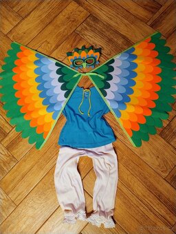 Maska papoušek kostým - 5