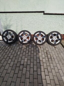 Alu disky Škoda 5x100 R17 225/45 letní - 5