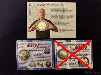 Mincové kartičky - coincards - Slovensko - takmer komplet - 5