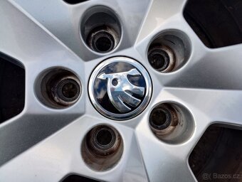 Originál ALU kola Škoda Fabia / Rapid R15 + letní pneu - 5